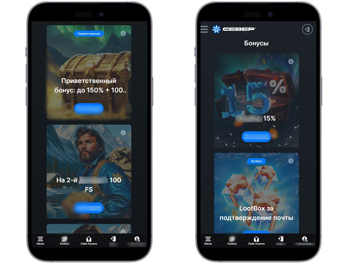 Раздел с бонусами